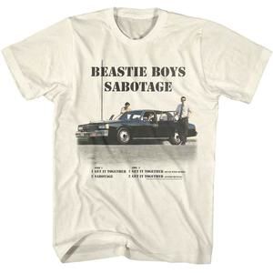 Beastie Boys Sabotage Natural T-Shirt
